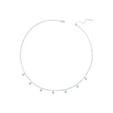Collier Ras-de-Cou Turquoise en Argent 925