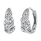 Créoles Plume en Argent 925