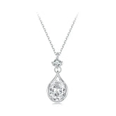 Collier Pendentif Goutte en Argent 925