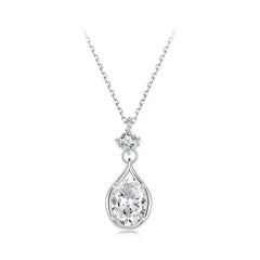 Collier Pendentif Goutte en Argent 925