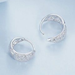 Créoles Dentelle Vintage en Argent 925