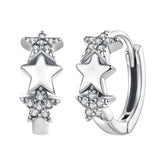Créoles Étoile en Argent 925