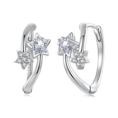 Créoles Étoile en Argent 925