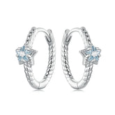 Créoles Étoile en Argent 925