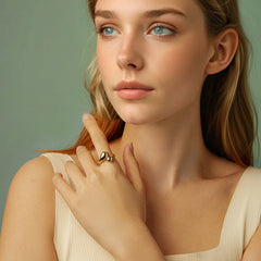Bague Goutte en Argent 925