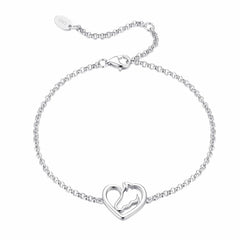 Bracelet à Breloque Cheval en Argent 925
