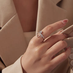 Bague Ajustable Cheval en Argent 925
