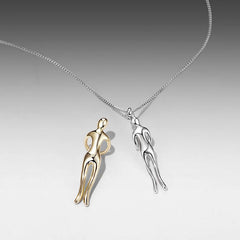 Collier Étreinte de l'Amitié en Argent 925
