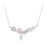 Collier Papillon et Fleur Onirique en Argent 925
