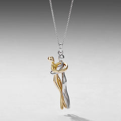 Collier Étreinte de l'Amitié en Argent 925