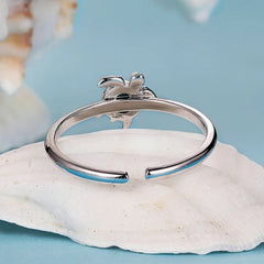 Bague Tortue de Mer en Argent 925