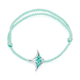 Bracelet Cordon Raie en Argent 925
