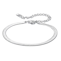 Bracelet Maille Serpent en Argent 925
