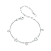 Bracelet Étoile à Pampille en Argent 925