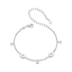 Bracelet Étoile à Pampille en Argent 925