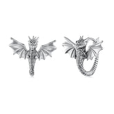 Créoles Dragon Volant en Argent 925