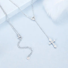 Collier Pendentif Croix en Argent 925