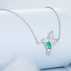 Collier Pendentif Colibri en Argent 925