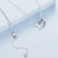 Collier Lumière d'Étoile en Argent 925