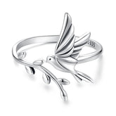 Bague Oiseau en Vol en Argent 925
