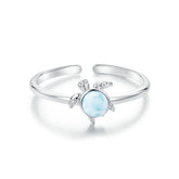 Bague Tortue de Mer en Argent 925