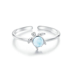 Bague Tortue de Mer en Argent 925