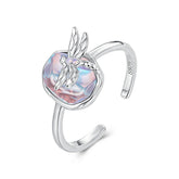 Bague Ajustable Libellule Monet en Argent 925