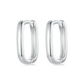 Créoles Carrées en Argent 925