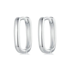 Créoles Carrées en Argent 925