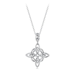Collier Pendentif Nœud Celtique en Argent 925