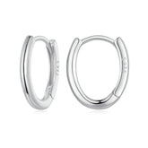 Créoles Ovales en Argent 925