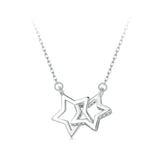 Collier Lumière d'Étoile en Argent 925