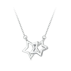 Collier Lumière d'Étoile en Argent 925