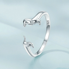 Bague Chien Teckel - Photo 4
