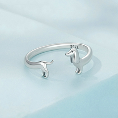 Bague Chien Teckel - Photo 3