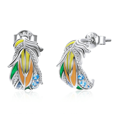 Boucles d'Oreilles Plumes