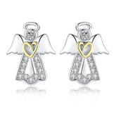 Boucles d'oreilles Ange Gardien