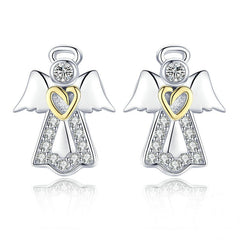 Boucles d'oreilles Ange Gardien