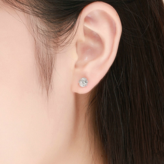 Boucles d'Oreilles Roses - Image 2