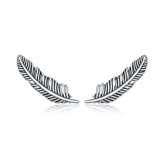 Boucles d'Oreilles Plumes