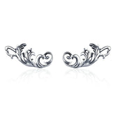 Boucles d'Oreilles Plumes Anciennes