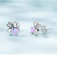 Boucles d'Oreilles Trèfle à Quatre Feuilles - Image 3