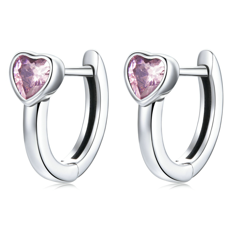 Boucles d'Oreilles Créoles Coeurs