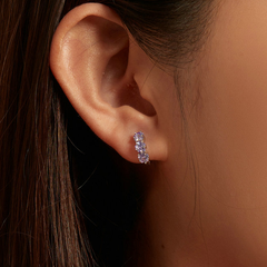 Boucles d'Oreilles Créoles Étoiles - Image 2