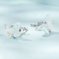 Boucles d'Oreilles Petits Papillons - Image 4