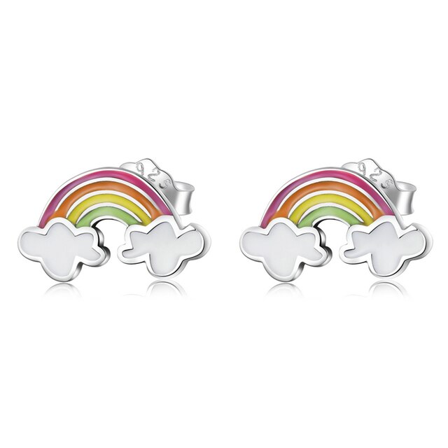 Boucles d'Oreilles Arc-en-Ciel