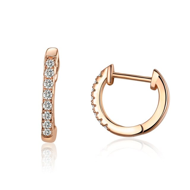 Boucles d'Oreilles Créoles Brillants