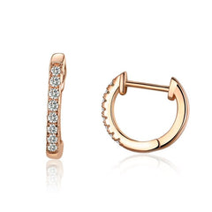 Boucles d'Oreilles Créoles Brillants
