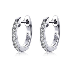 Boucles d'Oreilles Créoles Brillants