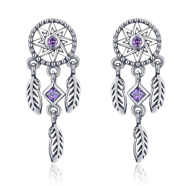 Boucles d'Oreilles Attrape-Rêves